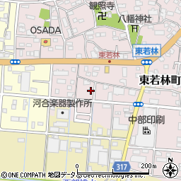静岡県浜松市中央区東若林町1673周辺の地図