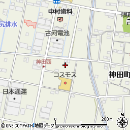 静岡県浜松市中央区神田町1141周辺の地図