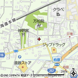 静岡県浜松市中央区篠原町1156周辺の地図
