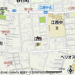 静岡県浜松市中央区神田町182周辺の地図