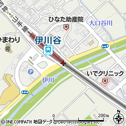 伊川谷駅前周辺の地図