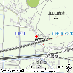 岡山県岡山市東区宍甘127周辺の地図