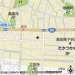 静岡県浜松市中央区高塚町4643周辺の地図