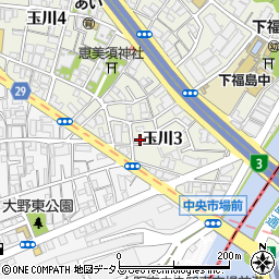 阪東印刷紙器工業所周辺の地図