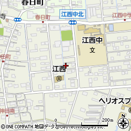 静岡県浜松市中央区神田町167周辺の地図