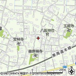 静岡県浜松市中央区篠原町4052周辺の地図