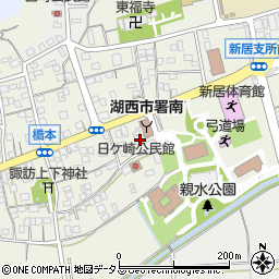 静岡県湖西市新居町浜名662-2周辺の地図