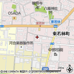 静岡県浜松市中央区東若林町1670周辺の地図