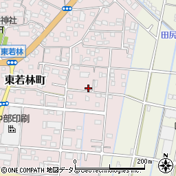 静岡県浜松市中央区東若林町1454周辺の地図