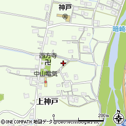 三重県伊賀市上神戸882周辺の地図