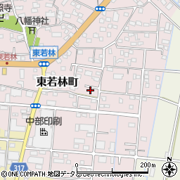 静岡県浜松市中央区東若林町1285周辺の地図