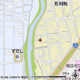 静岡県浜松市中央区芳川町869周辺の地図