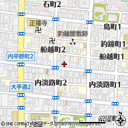 新日本法規出版大阪支社周辺の地図