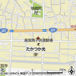静岡県浜松市中央区高塚町4497周辺の地図