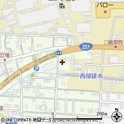 静岡県浜松市中央区篠原町14220周辺の地図