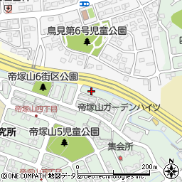 帝塚山ガーデンハイツテラス周辺の地図