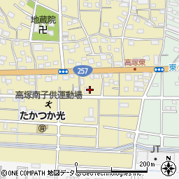 静岡県浜松市中央区高塚町4443周辺の地図