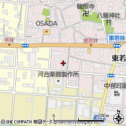 静岡県浜松市中央区東若林町1681周辺の地図