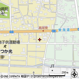 静岡県浜松市中央区高塚町4360周辺の地図