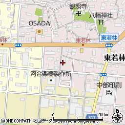 静岡県浜松市中央区東若林町1675周辺の地図