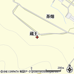 愛知県田原市浦町蔵王周辺の地図