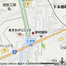 島根県益田市下本郷町61周辺の地図
