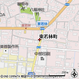 静岡県浜松市中央区東若林町1258周辺の地図