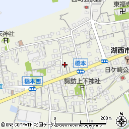 静岡県湖西市新居町浜名1021周辺の地図