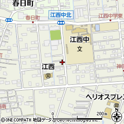 静岡県浜松市中央区神田町165周辺の地図
