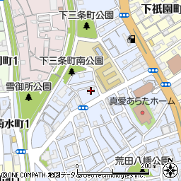 兵庫県神戸市兵庫区荒田町3丁目83-14周辺の地図