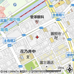 江戸堀フコク生命ビル周辺の地図