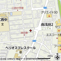 静岡県浜松市中央区神田町13-5周辺の地図