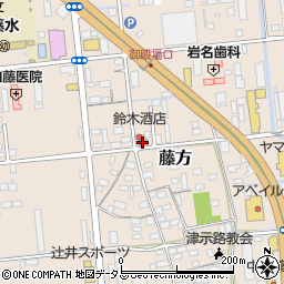 米津会館周辺の地図