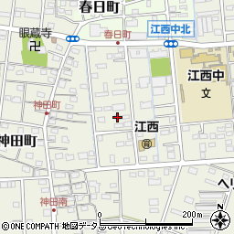 静岡県浜松市中央区神田町202周辺の地図