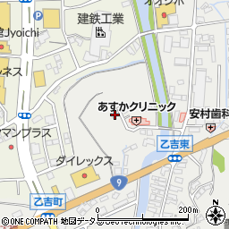 島根県益田市乙吉町18周辺の地図