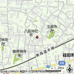 静岡県浜松市中央区篠原町4129周辺の地図