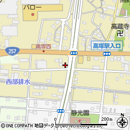 静岡県浜松市中央区高塚町4864周辺の地図