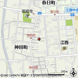 静岡県浜松市中央区神田町706周辺の地図