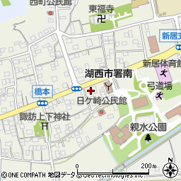 静岡県湖西市新居町浜名681-1周辺の地図