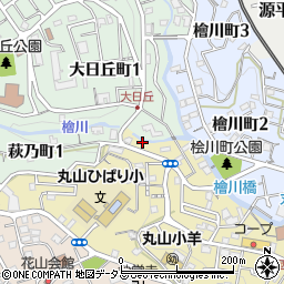 兵庫県神戸市長田区西丸山町2丁目13-5周辺の地図
