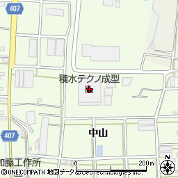 積水テクノ成型株式会社　愛知工場周辺の地図