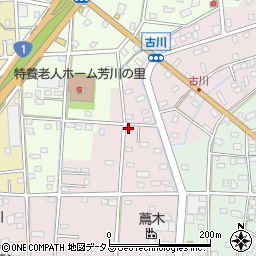 静岡県浜松市中央区古川町13周辺の地図
