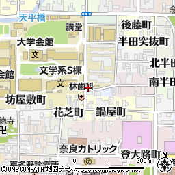 奈良県奈良市半田横町37-1周辺の地図