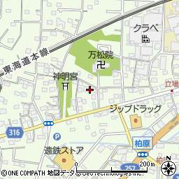 静岡県浜松市中央区篠原町1157周辺の地図