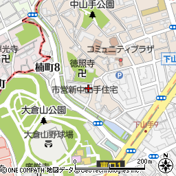 神戸市立清風公民館別館周辺の地図