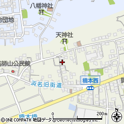 静岡県湖西市新居町浜名1309-1周辺の地図