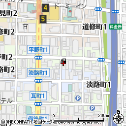 ＥＮＥＯＳ平野町ＳＳ周辺の地図