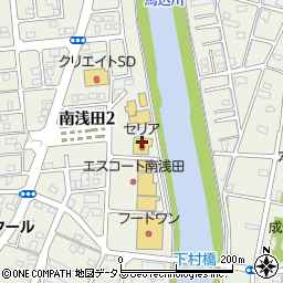 １００円ショップセリア　南浅田店周辺の地図