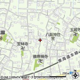 静岡県浜松市中央区篠原町4055周辺の地図