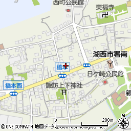 静岡県湖西市新居町浜名820周辺の地図